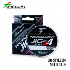 Intech Tournament Jig Style PE X4 Multicolore 150m