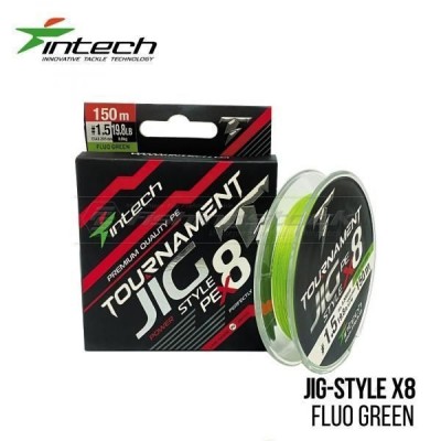 Intech Tournament Jig Style PE X8 Lime Green 150m