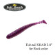 Bait Breath Fish tail SHAD 2.8" for Rock color